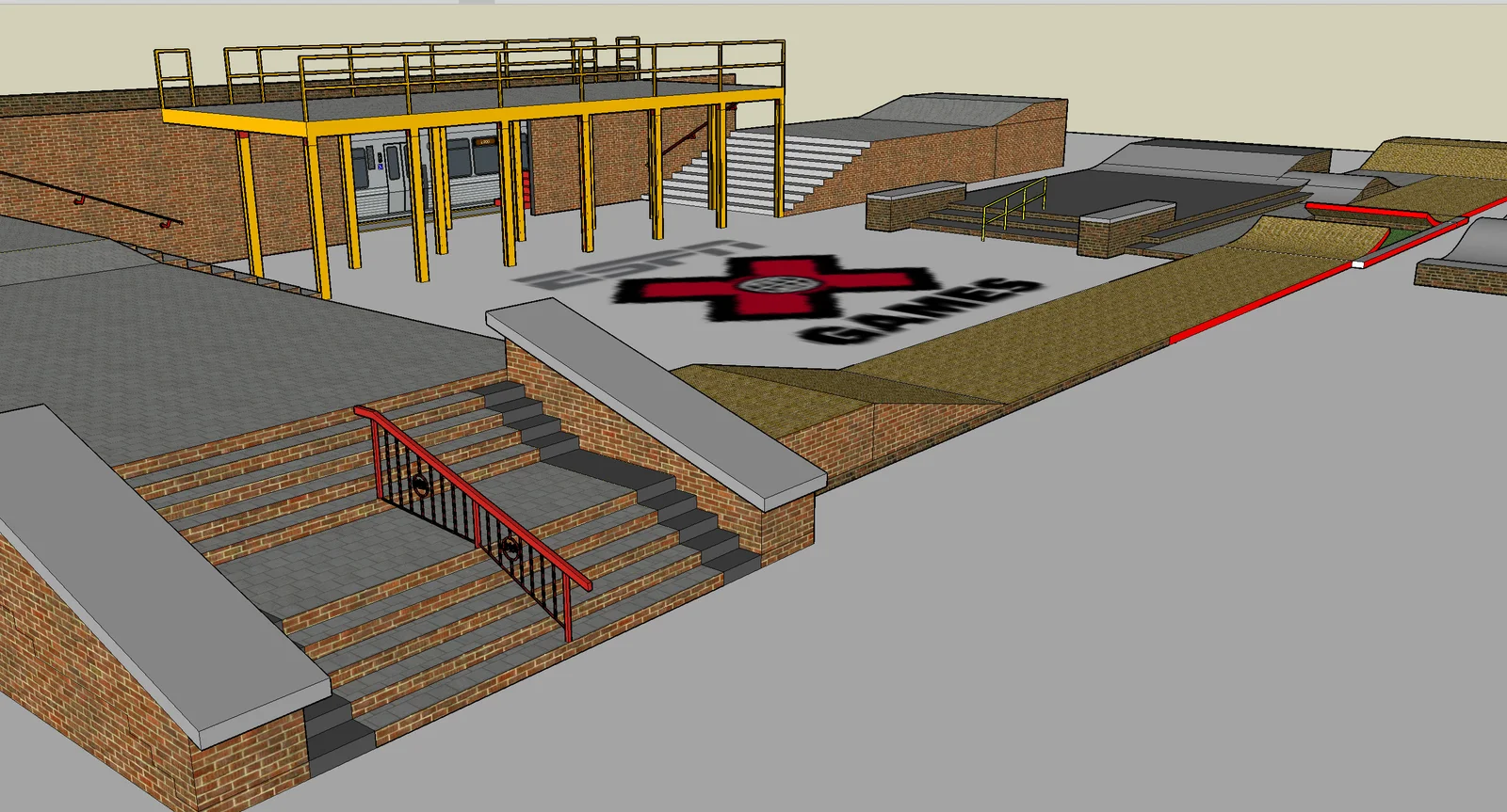 香港滑板公园设计